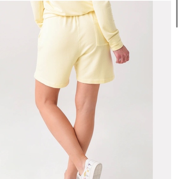 Sundry Women's Canary Yellow Boyfriend Shorts Size 0 NWT Anthropologie - Picture 4 of 4